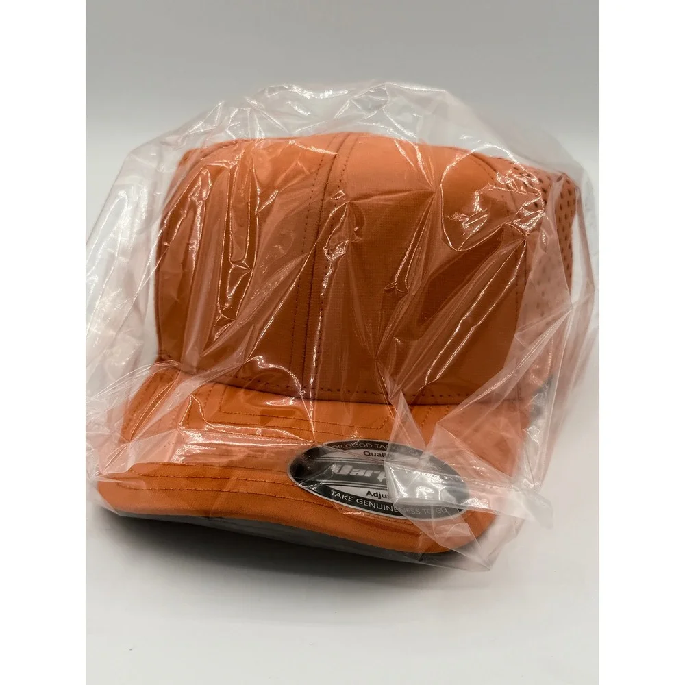 Chaseshine Performance Snapback Hat Orange Perforated‎ Golf Running Baseball Cap